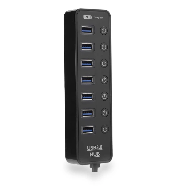 7-Port USB 3.0 Hub with Switch — USB Hubs, Honor Electronics