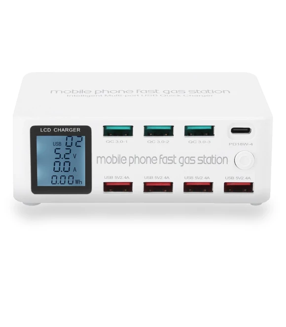 8-in-1 Multifunctional USB Charging Station — Power Hubs, Honor Electronics