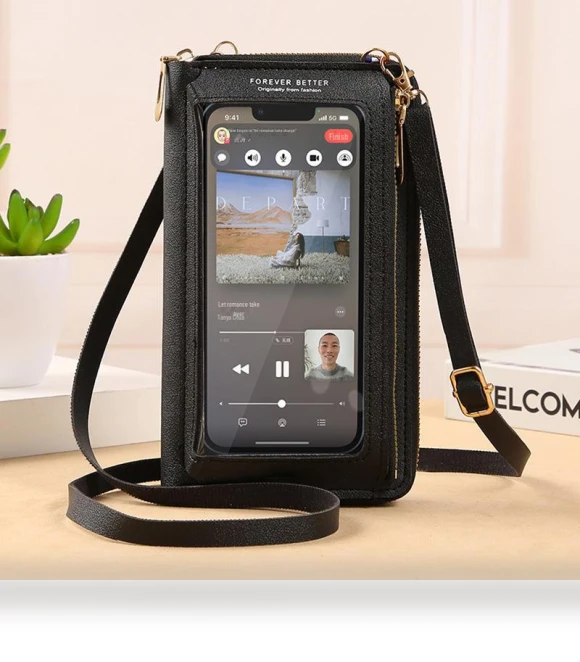 Anti-theft shoulder bag with touch screen — Shoulder, Got Now