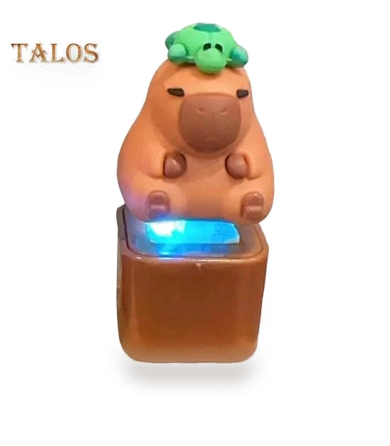 Capybara Fidget Keychain Keyboard — Stress Relievers, Vogue Wardrobe