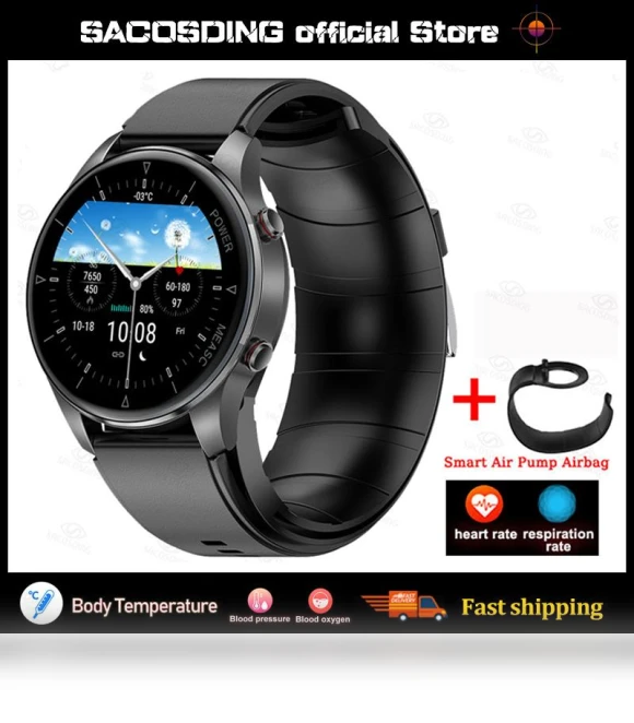 Inflatable Strap for Precise Pulse and Blood Pressure Measurement — Wearable Accessories, Tiktop2