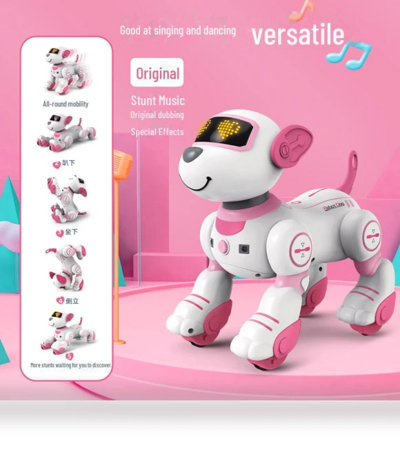 Interactive Singing and Dancing Robot Dog Toy — Interactive Animal Companions, StrideBox