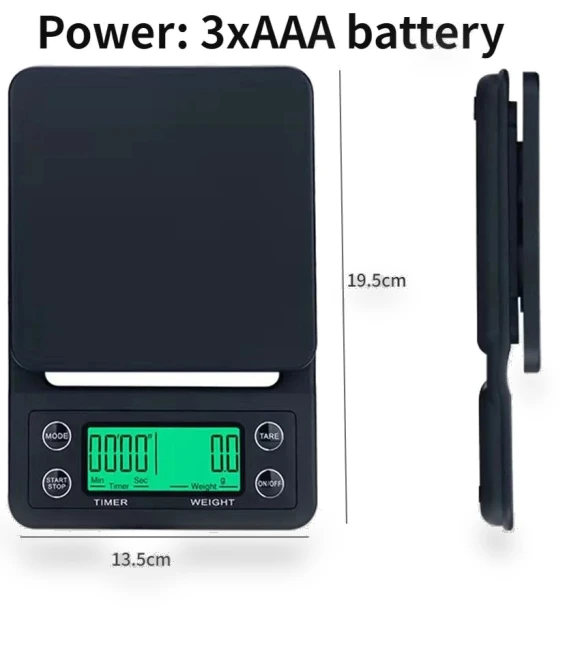 Smart Coffee Scale — Weight Management Tools, DC-HOME Textile