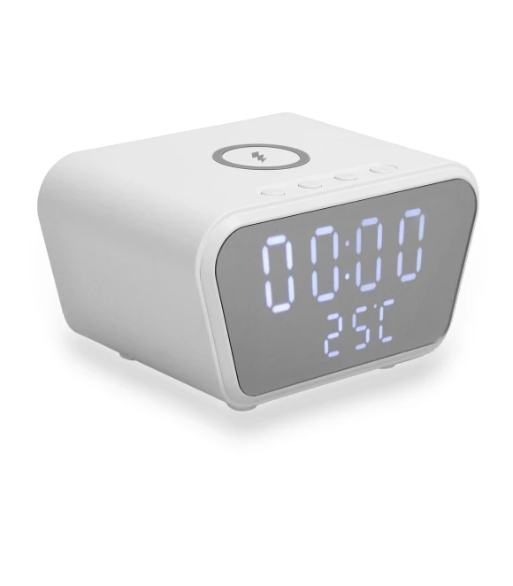 Smart Digital Alarm Clock with Wireless Charger — Alarm, Honor Electronics