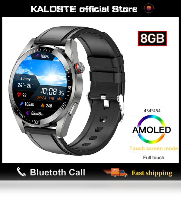 Smart Watch with AMOLED Display — Smartwatches, Tiktop2