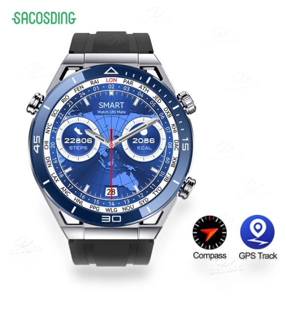 Smartwatch with ECG+PPG, Bluetooth Calling, and Fitness Tracking — Smartwatches, Tiktop2