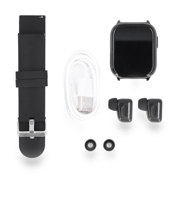 Touch Earbuds 2 in 1 Combo Full Screen with Wireless BT Headset — In-Ear Headphones, ZuiyouHome1