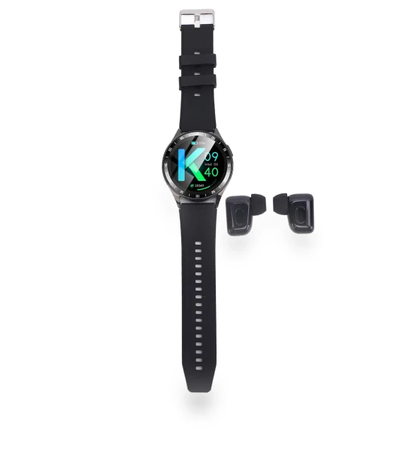 Ultra-thin Metal Smartwatch with Flip Cover for Headphones — Wearable Accessories, DIYelecs