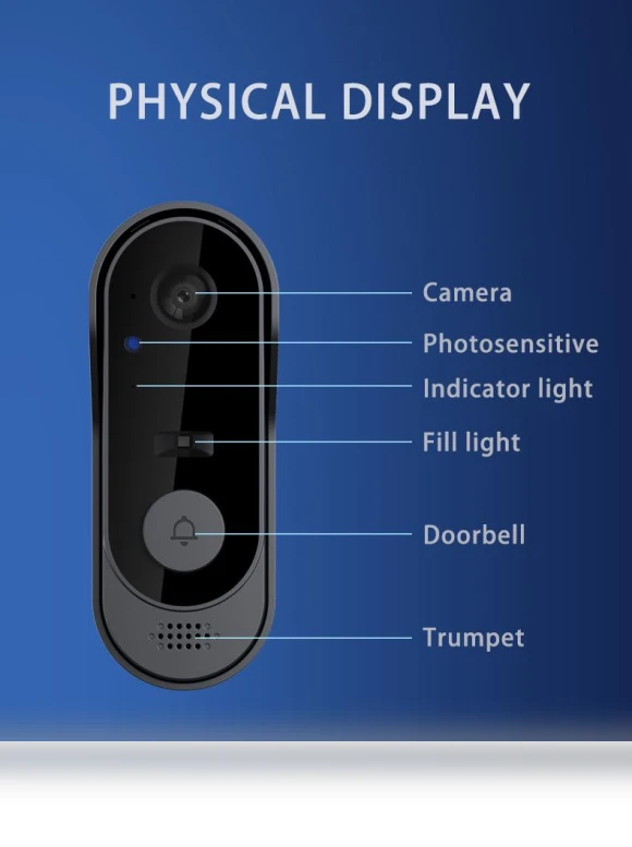 Waterproof Smart Video Doorbell — Smart Home Security, ElectroCN
