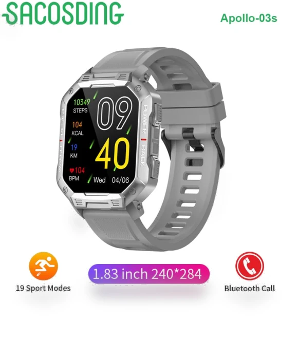 Apollo-03s Smart Watch — Smartwatches, SACOSDING