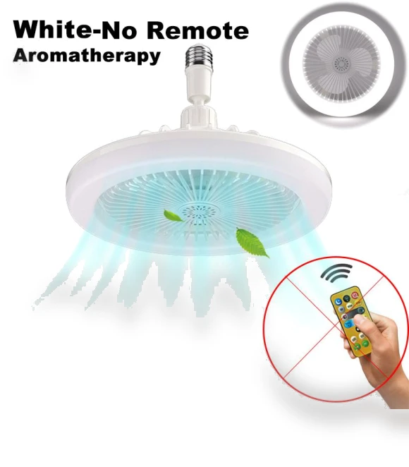 Ceiling Fan with Remote Control and LED Light — Ceiling Fans, Aloisia
