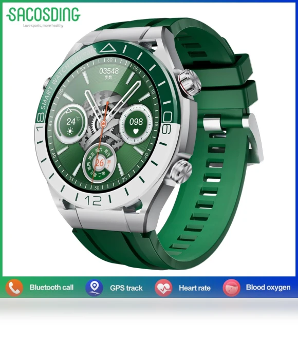 GPS Track AI Voice Calling Smart Watch — Smartwatches, SACOSDING