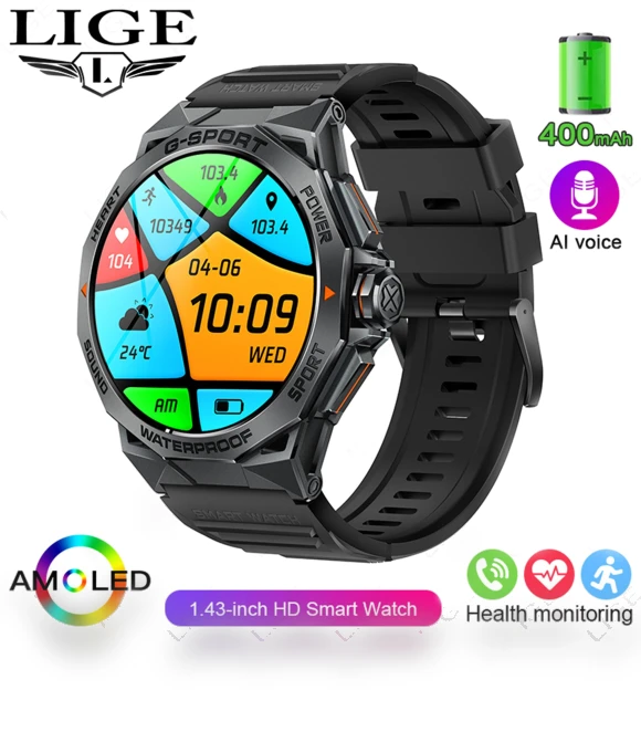 Men's Smart Watch — Wearable Accessories, LIGE