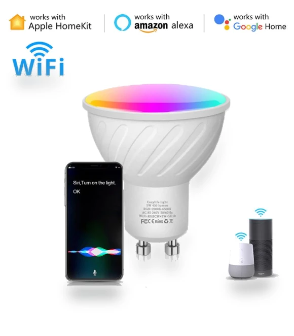 Smart LED Bulbs RGB with Adjustable Brightness — LED, Refreshing Home