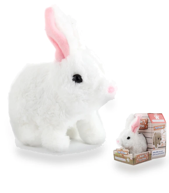 Smart Plush Bunny Toy — Interactive, Long nose