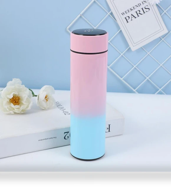 Smart Thermos with Temperature Display — Travel Drinkware, Lminmin