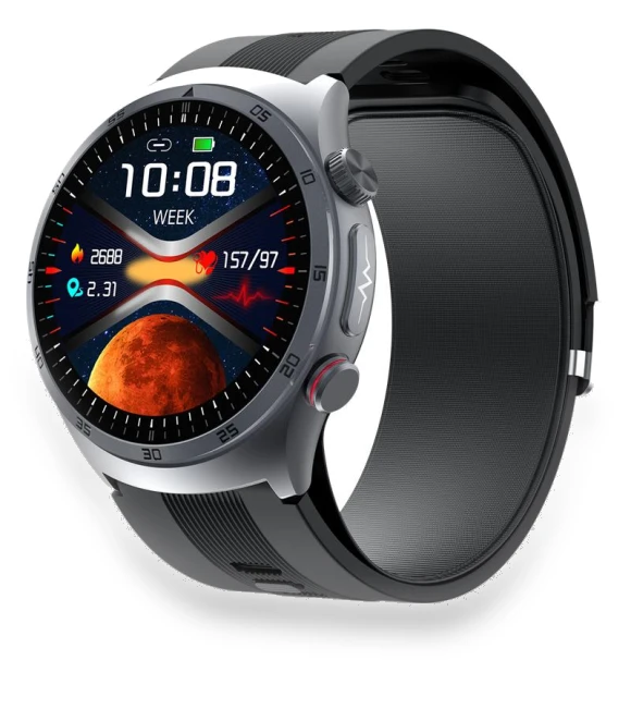 Smart Watch with Air Pump, Sphygmomanometer, ECG, Blood Pressure Monitoring — Smartwatches, SACOSDING