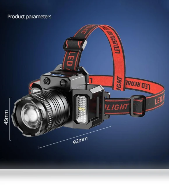 Super Bright LED Headlamp with USB Charging — Flashlights, YH FlashLight