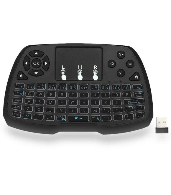 Wireless Keyboard with Touchpad and Mouse — Keyboards, Factory Discount Outlet