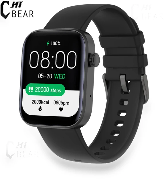 1.8-inch Smart Watch with Bluetooth — Smartwatches, Tiktop2