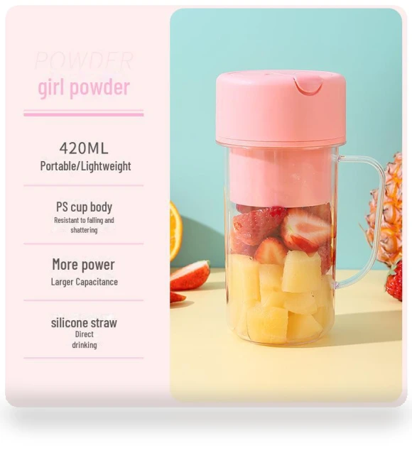 Portable Rechargeable Straw Blender — Stand Blenders, AI Supermarket