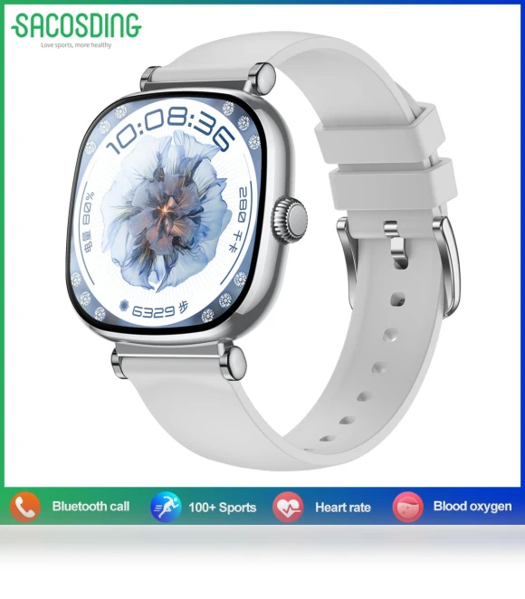Smart Watch with Bluetooth Call and Voice Assistant — Smartwatches, SACOSDING