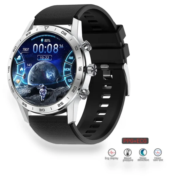 Smart Watch with ECG+PPG — Smartwatches, Tiktop2