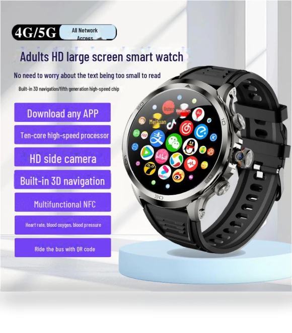 Smart Watch with HD Display and SIM Slot — Smartwatches, Shoes Arena