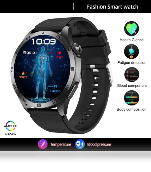 Smart Watch with Health Monitoring — Smartwatches, Zodvboz