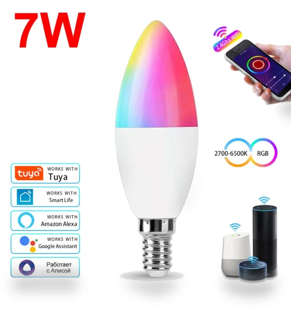 Smart WiFi LED Bulb — LED, Build My Home