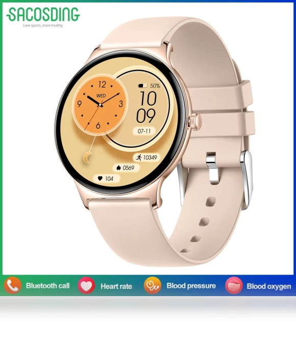 Ultra-thin 7.9 mm Smart Watch for Women — Smartwatches, SACOSDING