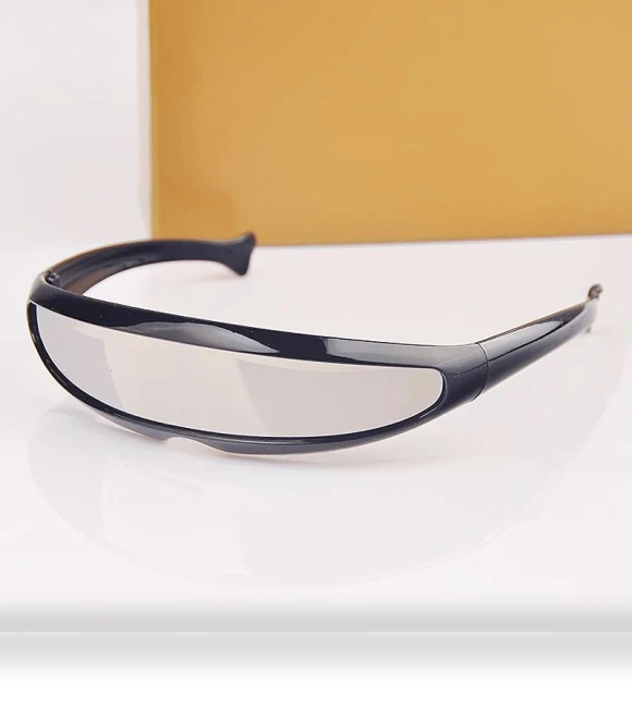 Unisex Robot Sunglasses with Laser Lenses — Eyewear Collection, kuanhong