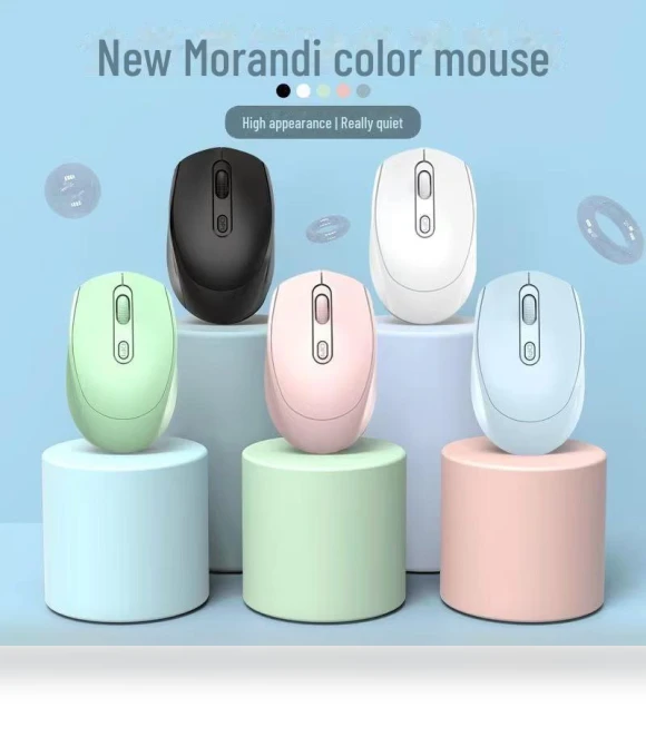 Wireless Dual-Mode Silent Office Mouse — Mouse Pads, Computer boost
