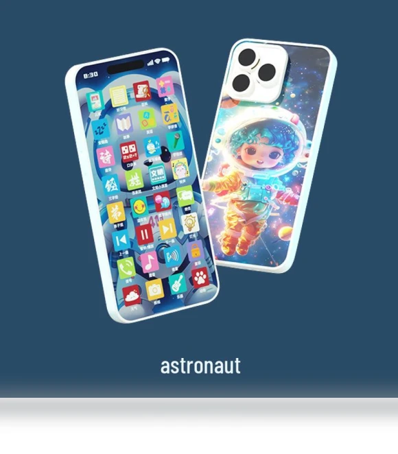 32-Button Touch Smart Toy Phone for Toddlers — Interactive Learning Devices, Super Go