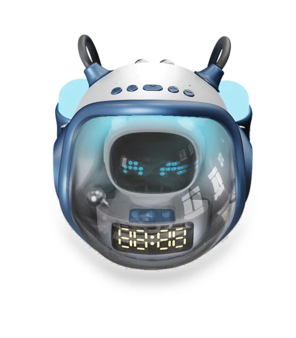 Bluetooth AI Smart Speaker with Alarm Clock, Night Light, and TF Card Support — Portable Sound Systems, Deals Supermarket