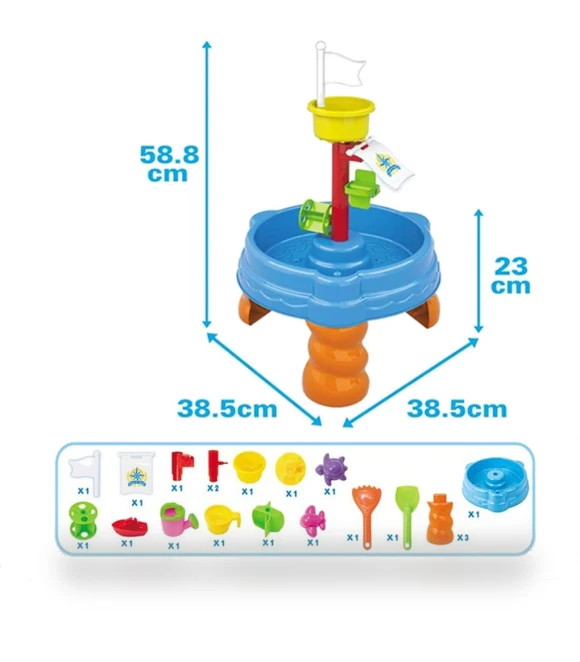 Colorful Kids Sand and Water Play Table — Outdoor Seating, Specials