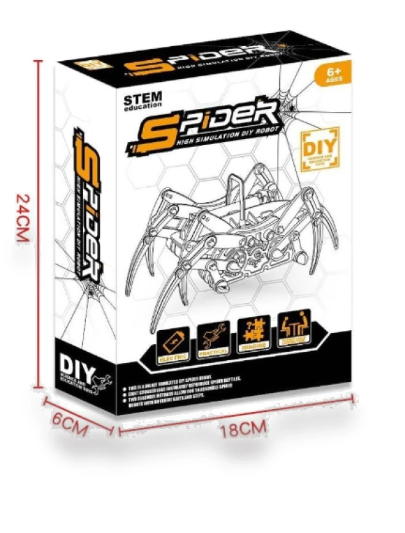 Educational Electric Spider Robot — Construction Kits, TK Toys