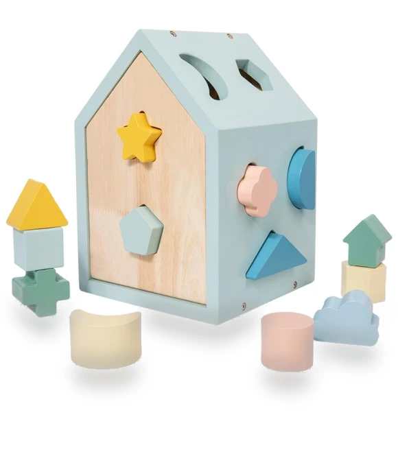 Educational Geometric Shape Matching Building Block Smart House — Construction Kits, TK Toys