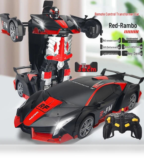 Gesture-Controlled Transforming Car Robot — Interactive Figures & Robots, Super Go