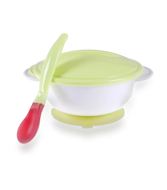 Non-slip baby feeding set with sensory spoon — Kids' Utensils, Cool River