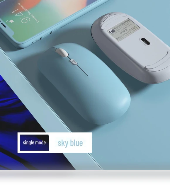 Silent Wireless Dual-Mode Bluetooth Mouse — Mouse Pads, Got Now