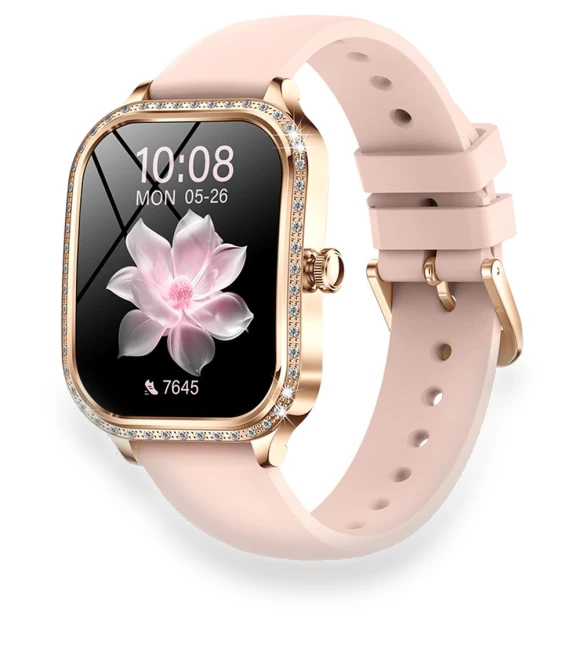 Silicone Strap with Rhinestones for Women's Watches — Bands, Tiktkkkk