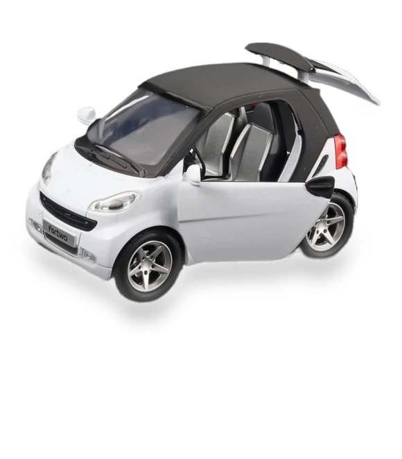 Simulation Benz Smart Alloy Model Car — Miniature Rides & Collectibles, Fourall-Model Cars