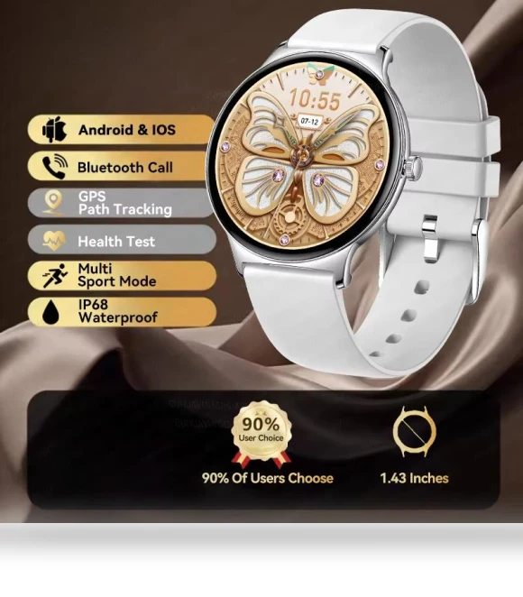 Smart Fitness Watch for Women — Smartwatches, ElectronicsHome