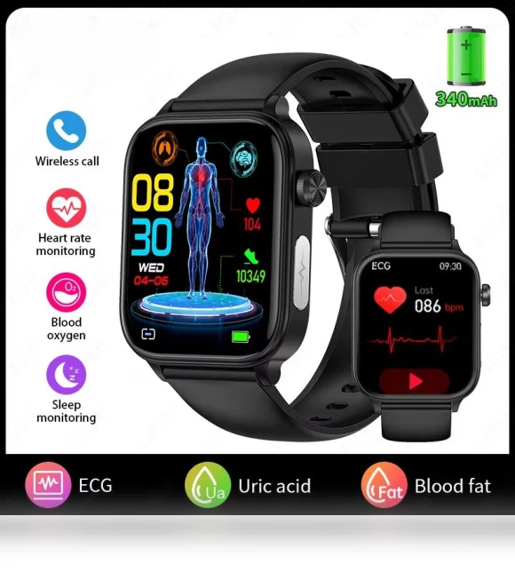 Smartwatch with ECG+PPG and AI Health Diagnostics — Smartwatches, ElectronicsHome