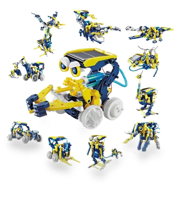 Solar-Powered Robot Building Kit — Solar Power, Super Go