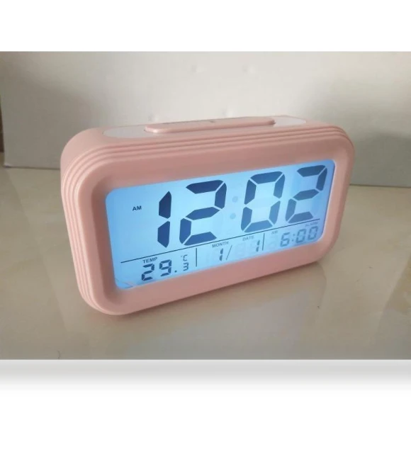 Big Letter Old Man Voice Luminous Clock — Clocks, Fashionable bags