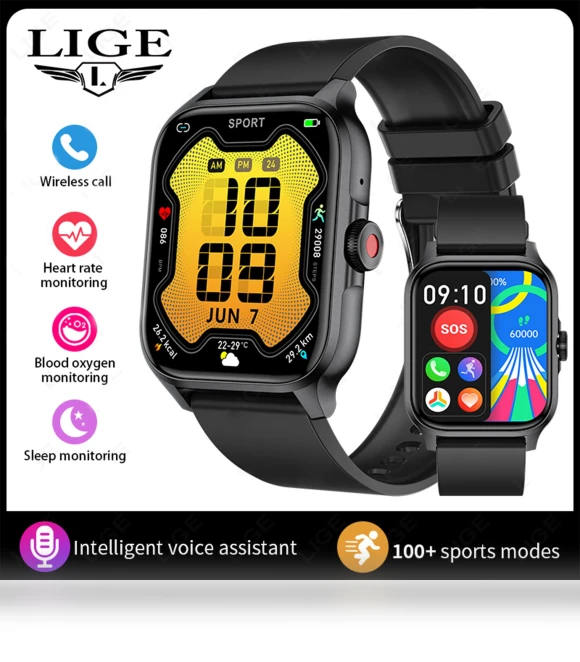 Bluetooth Call Smart Watch — Smartwatches, LIGE