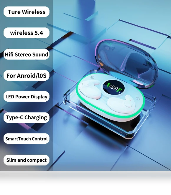 Bluetooth Sleep Earbuds — In-Ear Headphones, Meiteai-Earphones