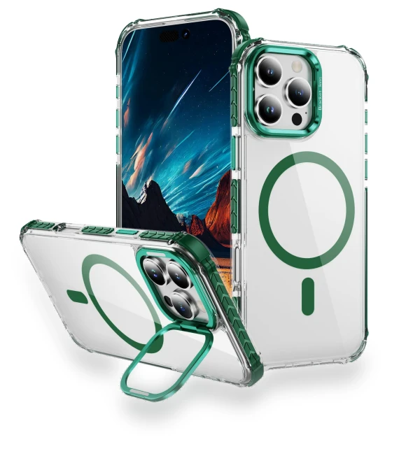 Clear Phone Case with Lens Kickstand Cover — Phone Accessories, Smartwatch 2025